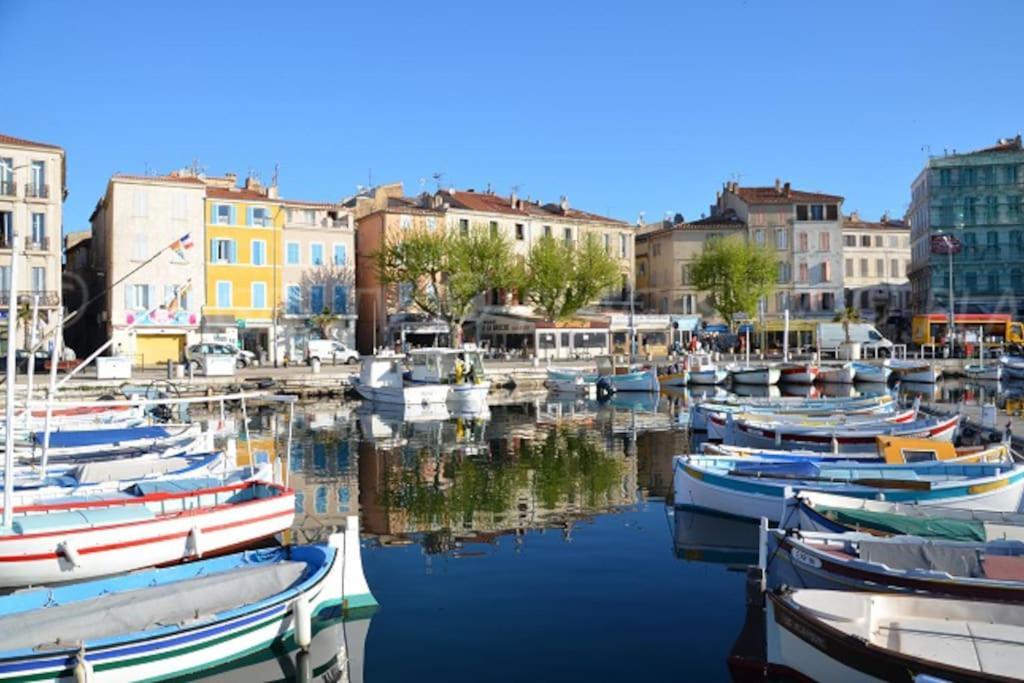 Blue Summer Vibes Duplex Studio For 4P, Ac, Sea View, Parking, Beach At 50M, Spa Access -3 La Ciotat Exteriér fotografie