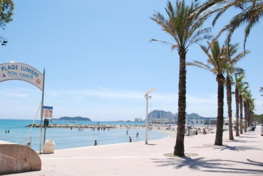 Blue Summer Vibes Duplex Studio For 4P, Ac, Sea View, Parking, Beach At 50M, Spa Access -3 La Ciotat Exteriér fotografie