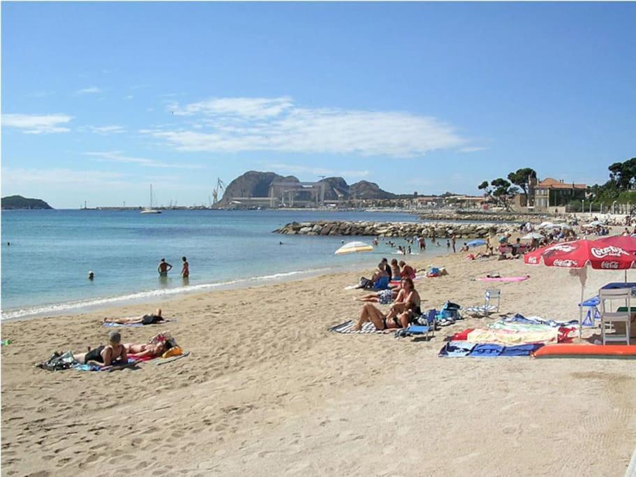 Blue Summer Vibes Duplex Studio For 4P, Ac, Sea View, Parking, Beach At 50M, Spa Access -3 La Ciotat Exteriér fotografie
